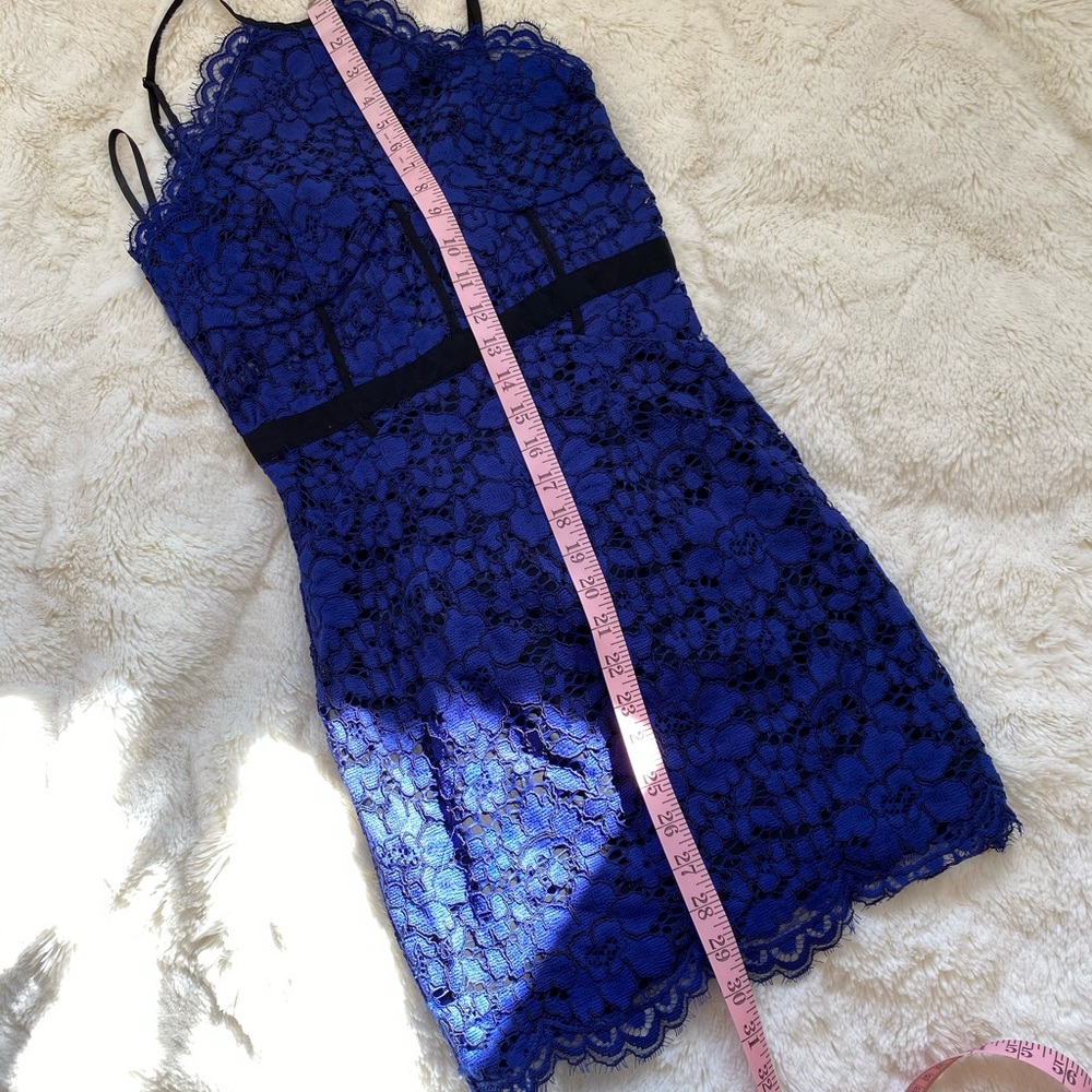blue lace two piece prom dress LTP0523,Two pieces prom dress black lace top evening dress long satin –  Laylatailor Shop main image 0